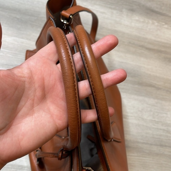 Michael Kors Brown Sophie Satchel Convertible Bag - Picture 12 of 12